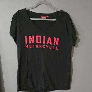 Indian motorcycles black graphic tee